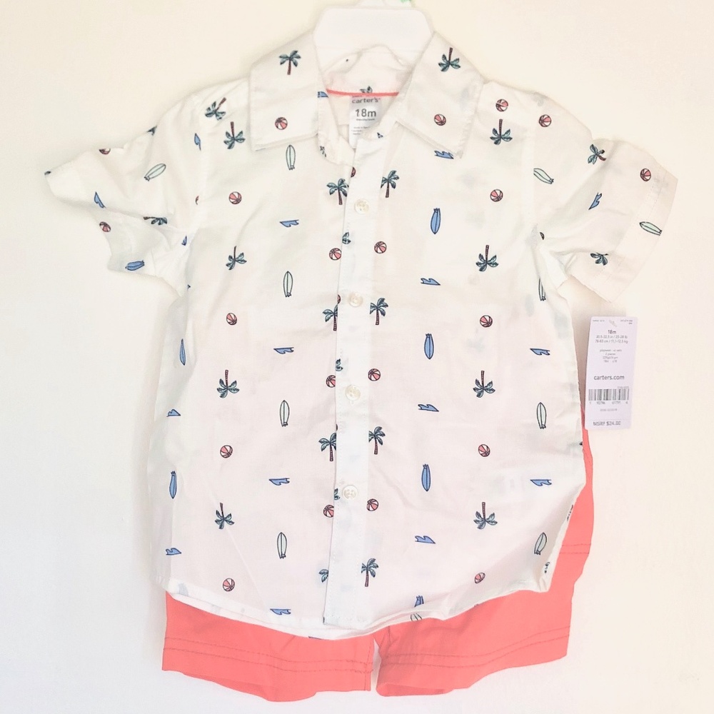 NWT Carter's Kids Matching Set 12 Months